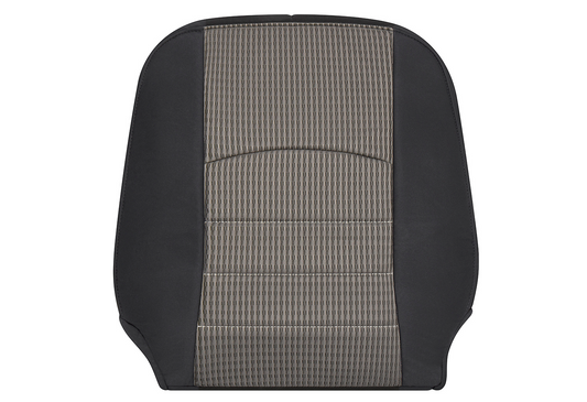 2009-2012 Dodge Ram 1500 SLT Driver Lean Back Cloth Seat Cover Gray Original Center