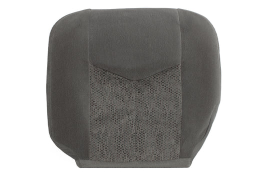 2003-2007 Chevrolet Silverado LS Z71 Driver Side Bottom Cloth Seat Cover Gray
