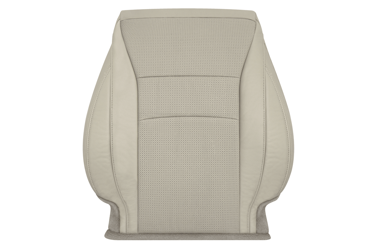 2013-2017 Honda Accord 4-Door Driver Side Lean Back Leather Seat Cover Tan Perforated