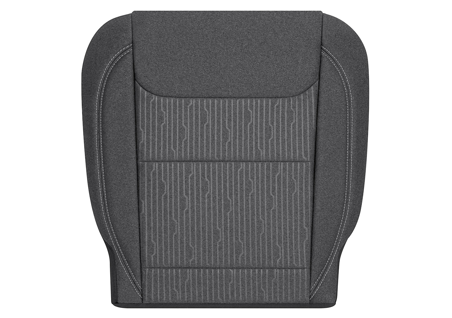 2020–2024 Dodge Ram 1500 Driver Side Bottom Cloth Seat Cover Gray