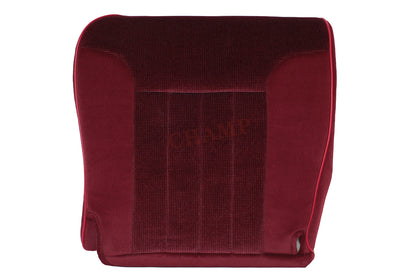 1994-1996 Dodge Ram 1500 SLT Laramie Driver Side Bottom Cloth Seat Cover Red