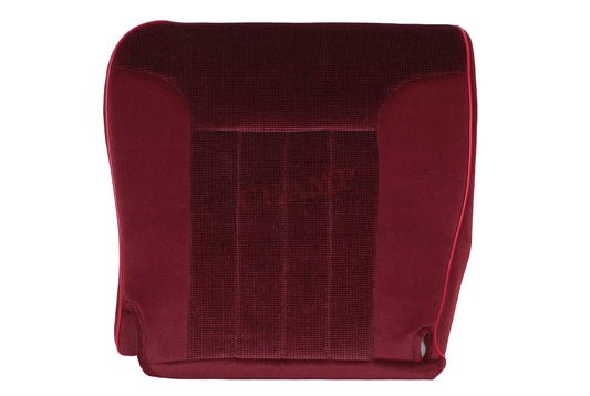 1994-1996 Dodge Ram 1500 SLT Laramie Driver Side Bottom Cloth Seat Cover Red