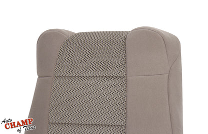 driver side lean back seat cover tan cloth 2003 ford f150 supercrew