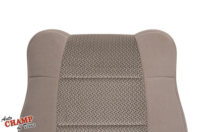 ford f150 2003 supercrew driver lean back seat cloth cover tan