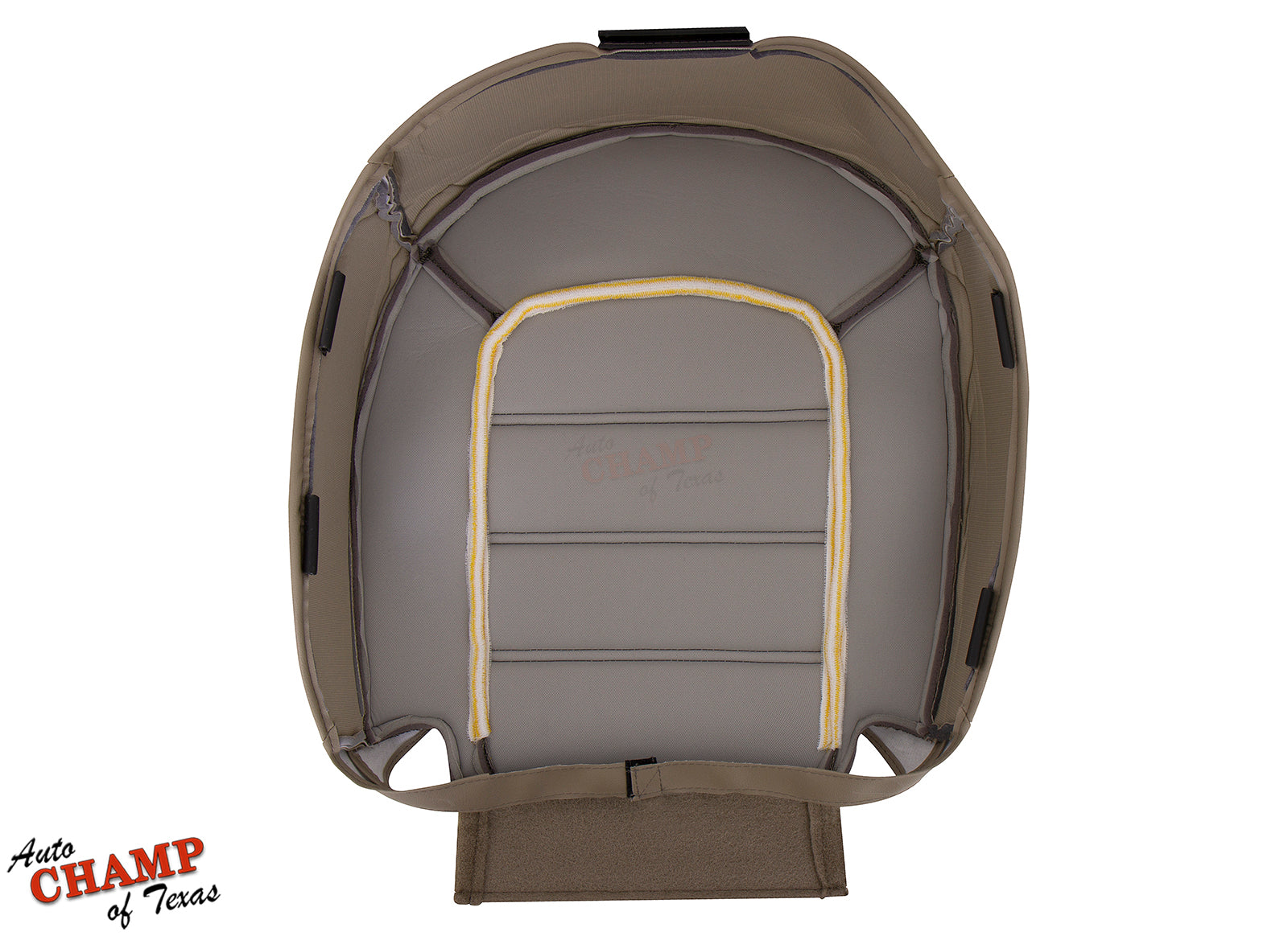 2002 2005 ford explorer xls tan cloth replacement seat cover rear view