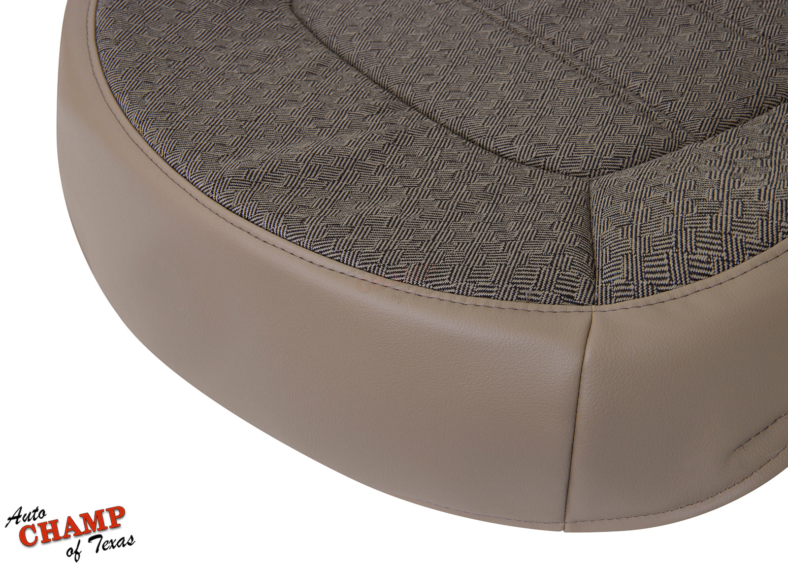 2002 2005 ford explorer xls tan cloth bottom seat cover close up fabric