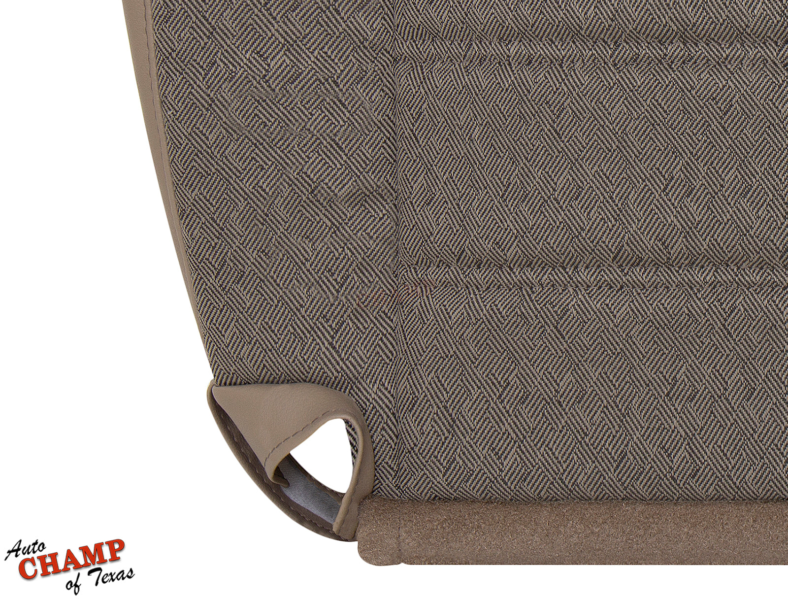 2002 2005 ford explorer xls seat bottom cover tan cloth edge view