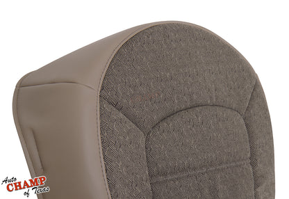 2002 2005 ford explorer xls tan cloth seat cover corner stitch detail