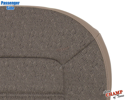 ford explorer xls tan seat cover closeup stitch detail 2002 2005