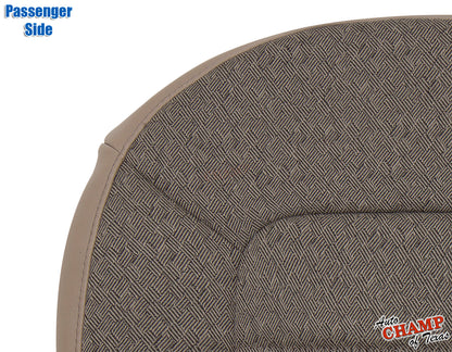 2002 2005 ford explorer xls tan cloth seat cover detail image