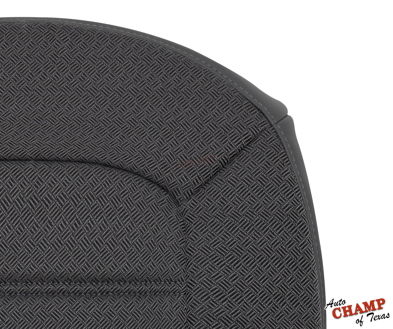 2002 2005 ford explorer xls bottom seat cover gray cloth top edge closeup