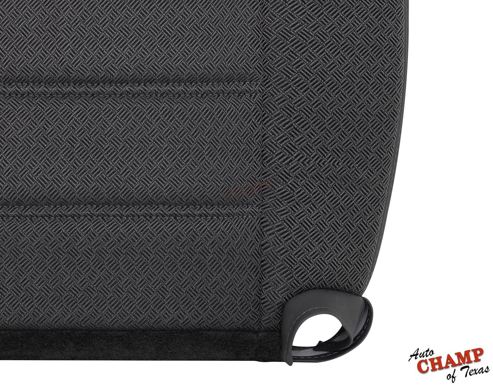 2002 2005 ford explorer xls bottom seat cover gray cloth corner closeup