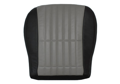 2002 camaro ss 35th anniversary driver bottom leather seat cover 2 tone black gray