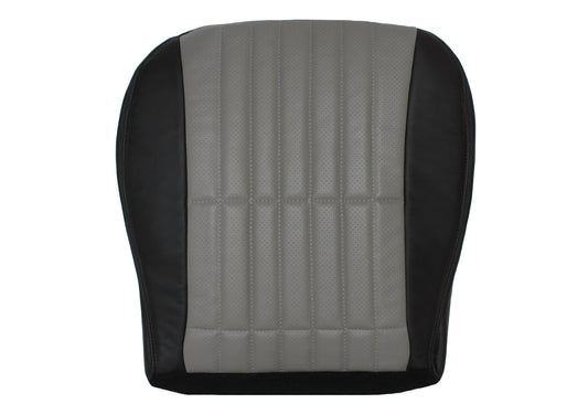 2002 camaro ss 35th anniversary driver bottom leather seat cover 2 tone black gray