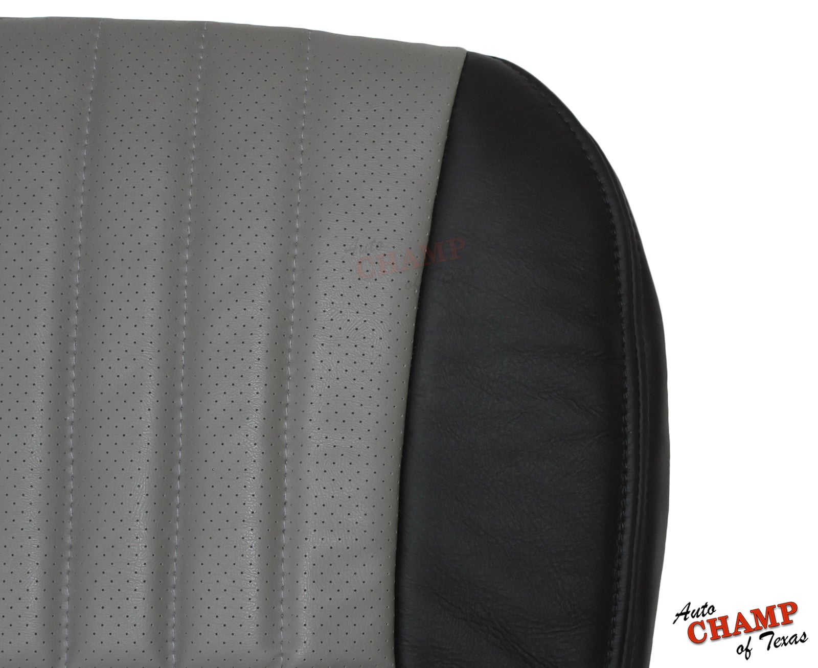 camaro ss 35th anniversary interior upgrade driver seat cover black gray leather