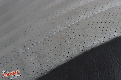 genuine replacement driver bottom seat cover leather black gray chevy camaro 2002