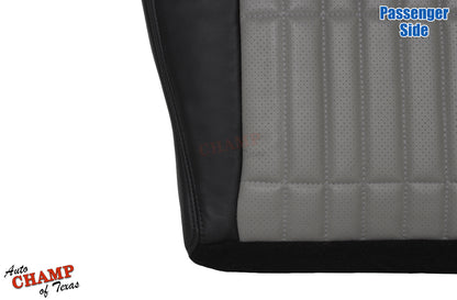 factory style replacement passenger bottom leather seat cover camaro ss 2002 black gray
