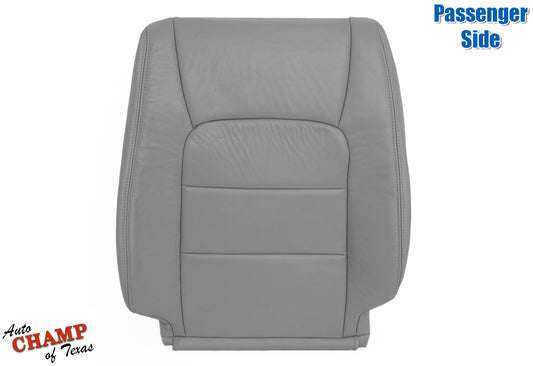 2003 2007 lexus lx470 driver side lean back leather seat cover medium flint gray