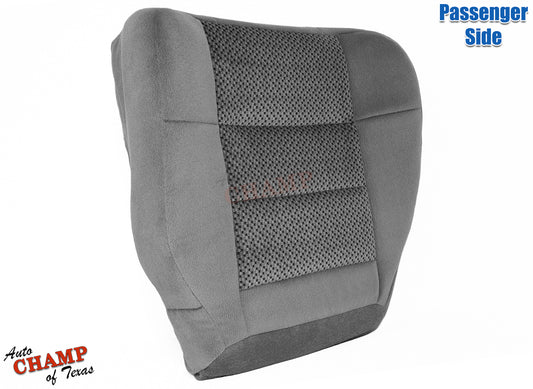 passenger bench seat base cloth cover gray 2003 ford f150 extended cab