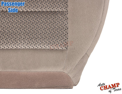 passenger bench seat bottom cloth cover ford f150 2003 tan x cab