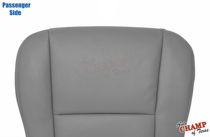 2005 2006 tundra passenger seat back cover gray replacement