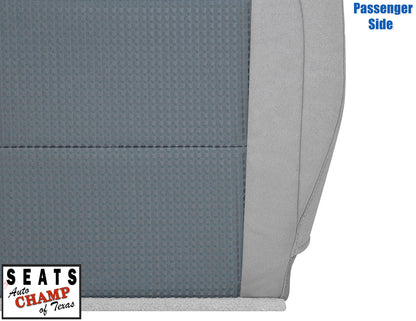nissan titan cloth seat passenger bottom cover gray