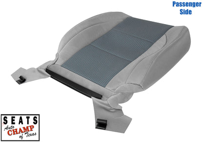 nissan titan 2 tone gray backrest seat