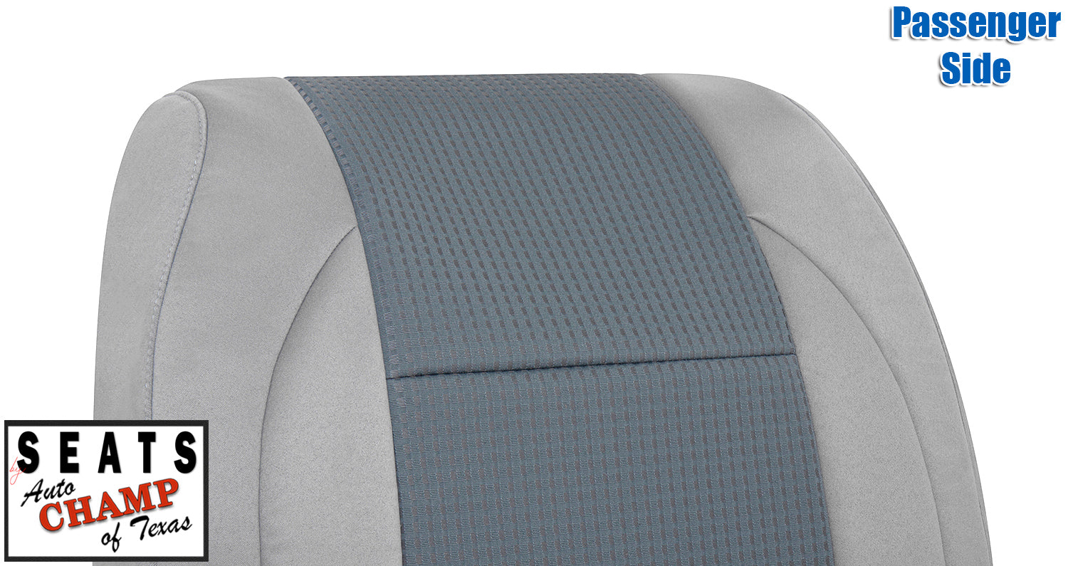 gray lean back seat nissan titan cloth