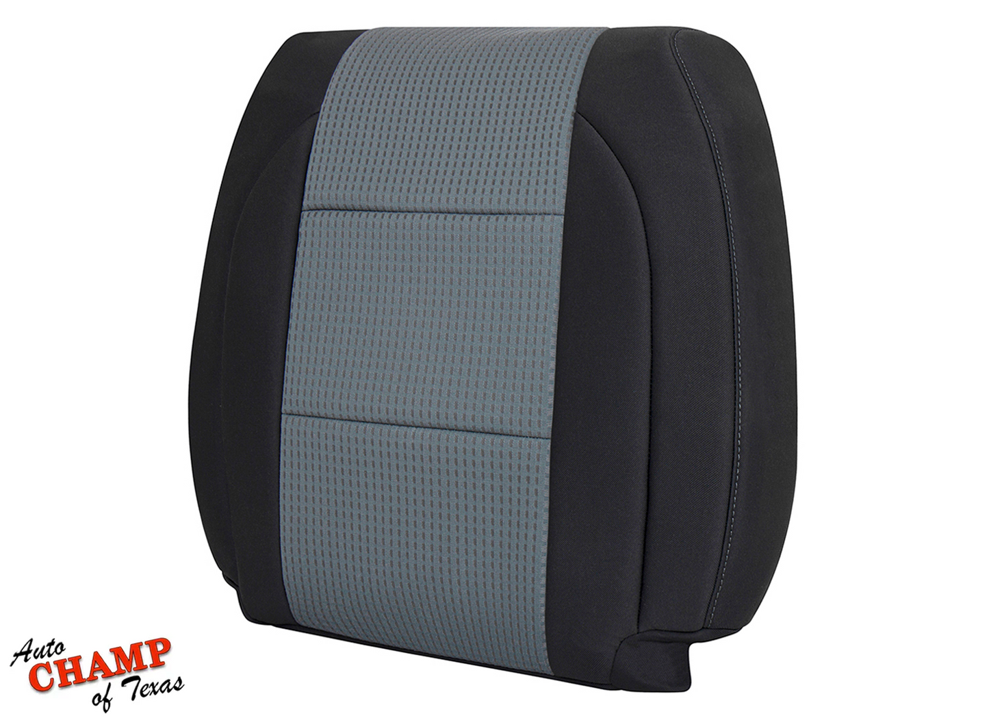 driver side back cloth seat cover nissan titan 2004 2007 black gray replacement