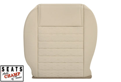 2005-2008 mustang driver side bottom seat cover tan cloth replacement