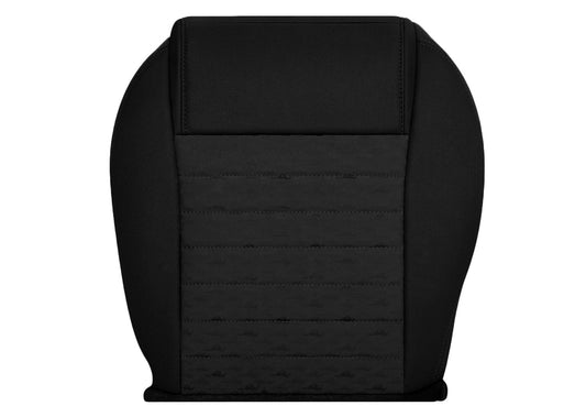 black cloth driver seat backrest mustang 2005 2006 2007 2008 replacement cover auto champ of texas