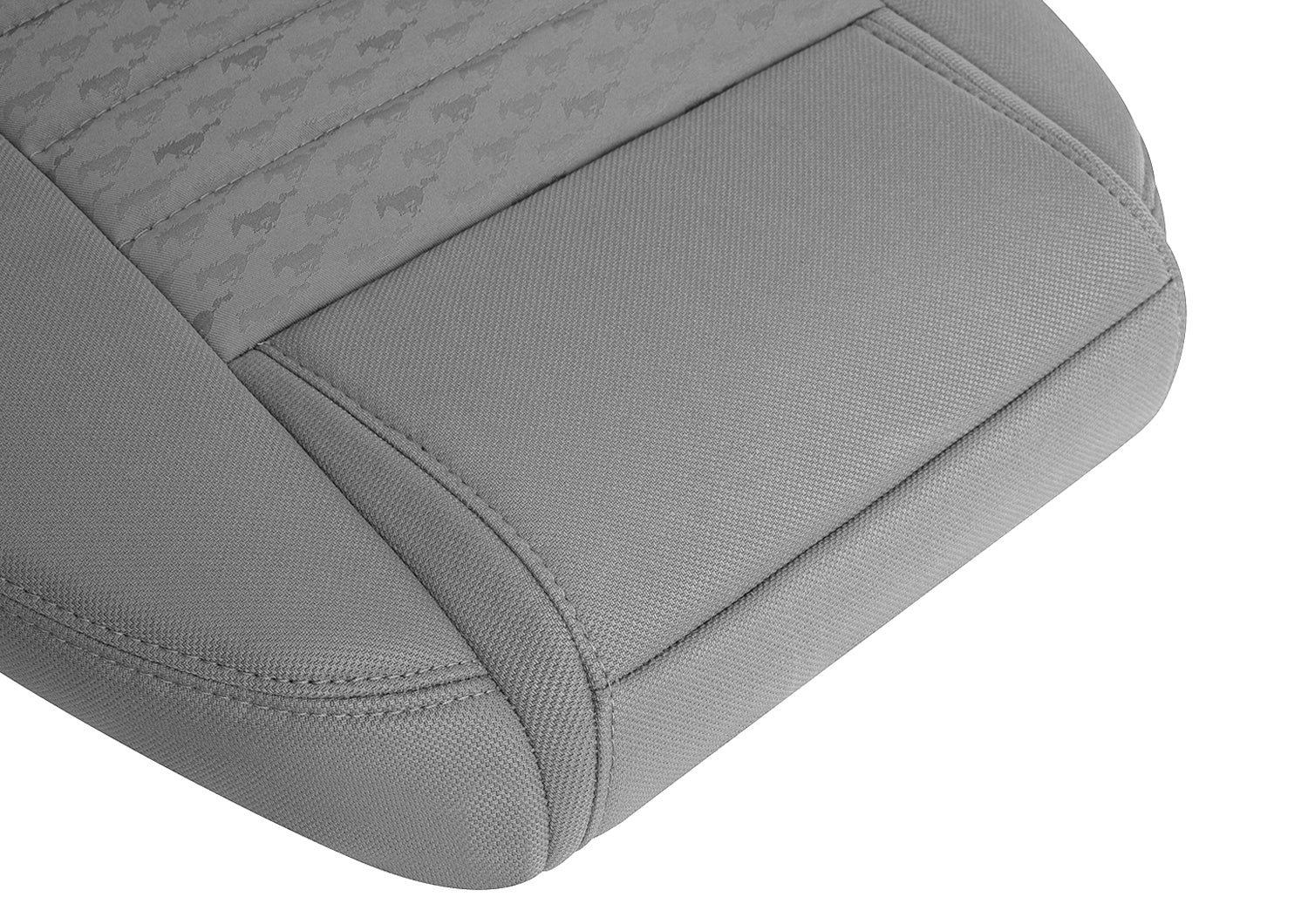 ford mustang manual powered seat cloth cover driver side bottom gray