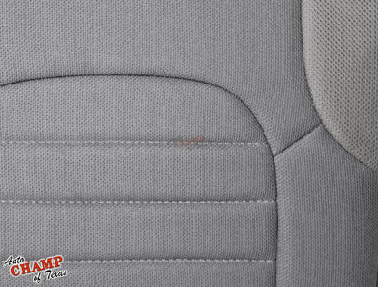2005-2021 Nissan Frontier Extended-Cab Driver Side Bottom Cloth Seat Cover Gray