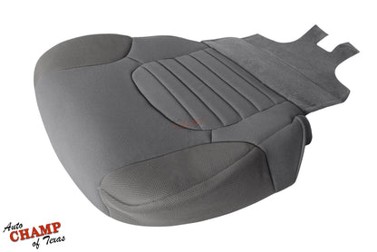 2005-2021 Nissan Frontier Extended-Cab Driver Side Bottom Cloth Seat Cover Gray