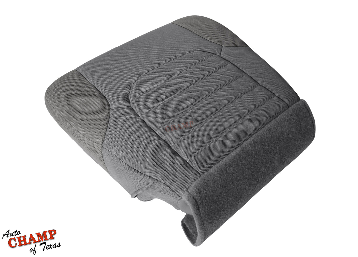 2005-2021 Nissan Frontier Extended-Cab Driver Side Bottom Cloth Seat Cover Gray