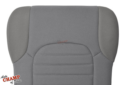 2005-2021 Nissan Frontier Extended-Cab Driver Side Bottom Cloth Seat Cover Gray