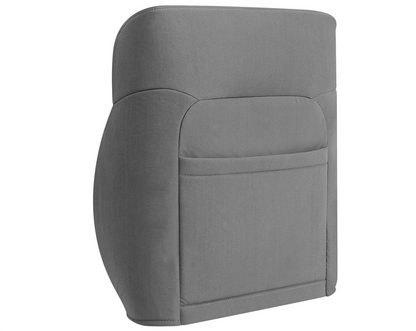 2007–2008 Ford F-150 XLT STX FX4 Passenger Lean Back Cloth Seat Cover Gray