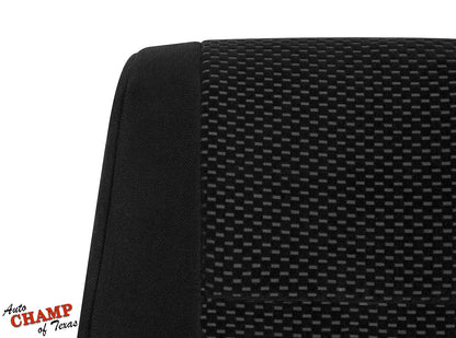 toyota tundra seat cloth black lean back oem