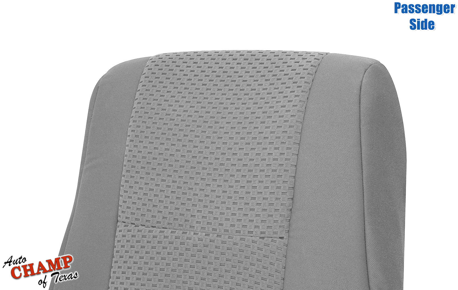gray tundra cloth lean back seat panel