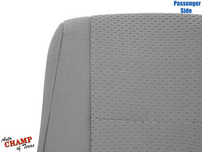 tundra lean back cloth panel oem gray seat