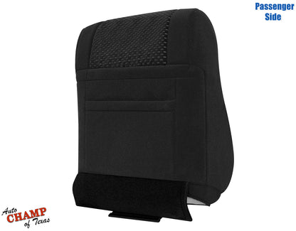 black tundra lean back cloth panel factory seat