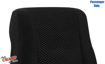 black cloth seat tundra lean back cover oem spec