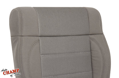 2007 2008 jeep wrangler khaki cloth passenger seat upper section detail