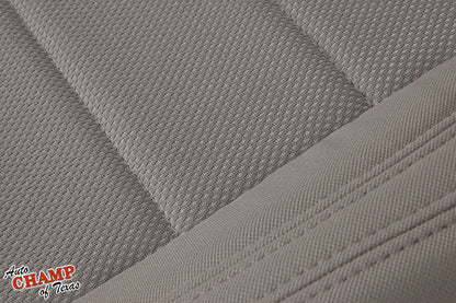 2007 jeep wrangler bottom cloth seat cover khaki tan texture detail