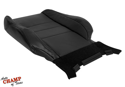 honda accord seat cover lean back 2 door coupe black leather