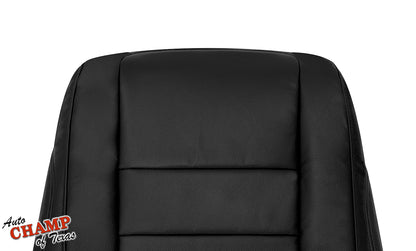 leather replacement seat cover honda accord coupe lean back black