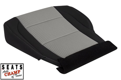 nissan titan 2008 2015 driver seat cover black gray factory