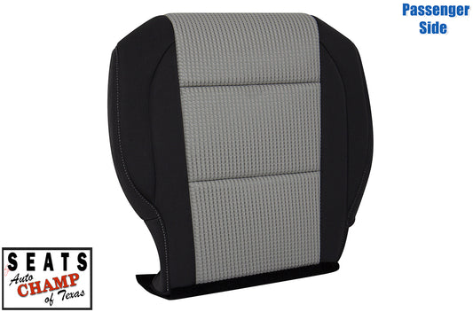 2008 2015 nissan titan passenger bottom seat gray black cloth
