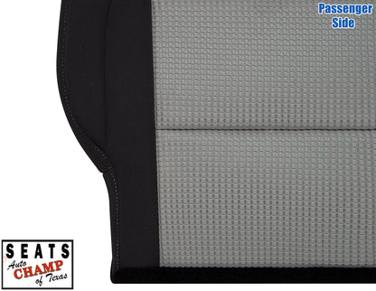 nissan titan 2008 2015 seat cloth black gray passenger