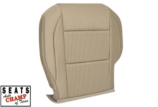 driver side cloth bottom seat cover titan tan